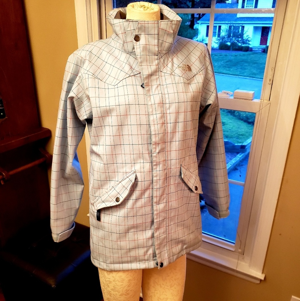 🔥 The North Face insulated jacket plaid